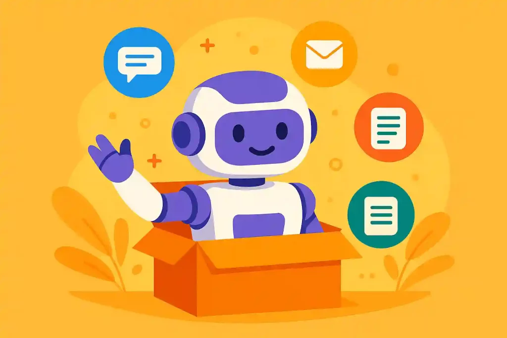 Illustration qui représente l'offre Box ia premium proposée par votrecomefficace.fr pour les TPE/PME du Mans