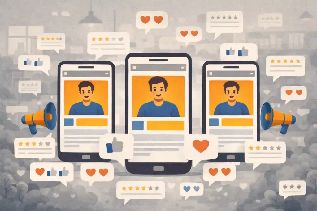 Illustration qui représente le piège d'avoir du digital impersonnel dans l'article humaniser sa communication pour les TPE/PME du Mans