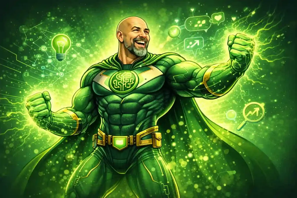 Super héro de la communication pour votrecomefficace, agence de communication au Mans, spécialisé pour les TPE et petites PME